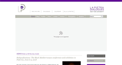 Desktop Screenshot of lapietradialogues.org